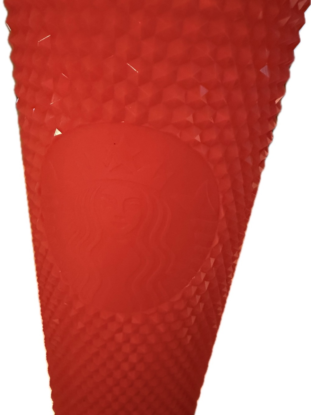 Starbucks 2022 Orange Textured Tumbler with Raised Logo